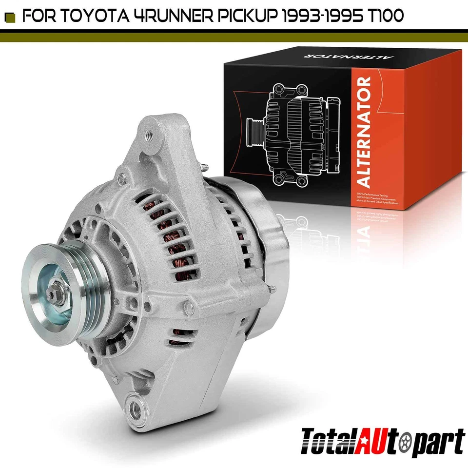 Alternador para camioneta Toyota 4Runner 1993-1995 3,0 L 60A 12 V CW polea de 4 ranuras Foto 1 de 4