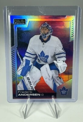 2020-21 O-Pee-Chee Platinum Sunset Frederik Andersen #46 - Image 1 of 2
