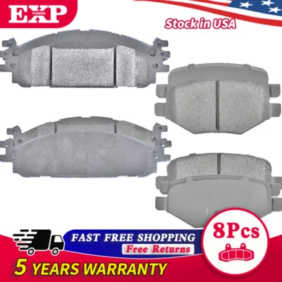 Pastillas de freno delanteras y traseras cerámicas para Ford Explorer 2018 2016 2015 2014 2013-2011 Foto 1 de 4