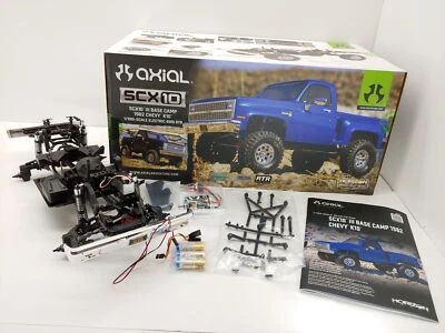 NEW Axial SCX10 III 1/10 Base Camp 1982 Chevy K10 Crawler Slider + Servo & Motor - Image 1 of 4