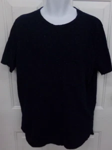 H&M Divided Navy Blue Night Sky Mens Size Large Short Sleeve T-shirt ~ EUC - Picture 1 of 2