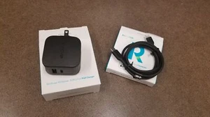 PD Pioneer 30W 2-Port PD Fast Wall Charger Foldable Power Adapter Charging Adapt - Picture 1 of 11