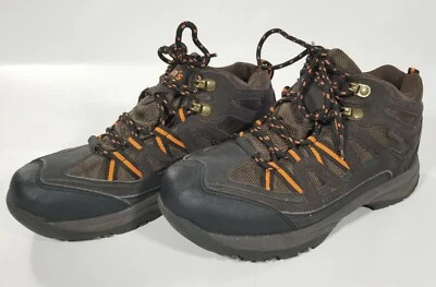 Niños Jóvenes Tostado Marrón con Acento Naranja Impermeable Botas de Senderismo Zapatos Talla 4 Usadas en Excelente Condición Foto 1 de 4