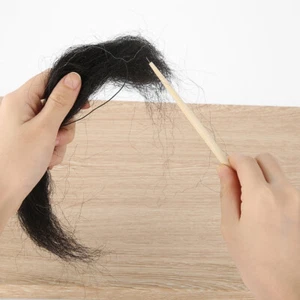 Haken Haar Belüftungsnadel mit Holzgriff Lace Perücke Falscher Bart machen HAO - Bild 1 von 21