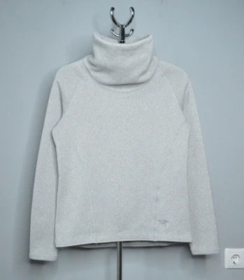 Pullover Arc'teryx Para Mujer Gris Tejido Capucha Cuello Manga Larga Calce Relajado - Talla M Foto 1 de 4