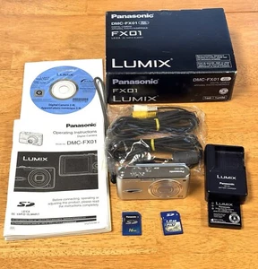 Panasonic Lumix DMC-FX01 Camera 6.0 Megapixel, 3.6x Optical/4x Digital Zoom - Picture 1 of 23