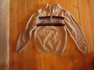 Gymboree Tan Fair Isle Pullover Sweater - Large (10-12) - Picture 1 of 3