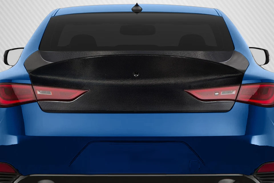 Kit de carrocería 17-22 para Infiniti Q60 Shora Creations de fibra de carbono - maletero/escotilla 119145 Foto 1 de 1