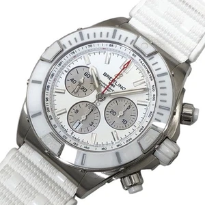 BREITLING Super Chronomat B01 44 Japan Edition AB0136 SS/Rubber Strap #1162 - Picture 1 of 10