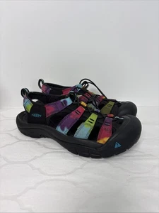Keen Newport Retro H2 Schuhe Größe 9 Wassersandalen Original Batik Regenbogenfarbe - Bild 1 von 10
