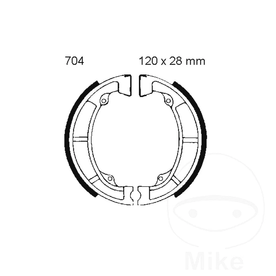 Zapatas de freno EBC Inc resortes K704 para Kawasaki KDX 175 1980-1982 Foto 1 de 1