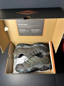 Merrell Moab Vertex Vent Composite Toe Women 9 M Work Shoes Pewter J11582 - Picture 1 of 8