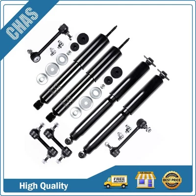Front Rear Shock Absorbers Sway Bar Links Kit For Chevy Colorado GMC Canyon - Image 1 of 4