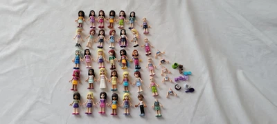 Lego Friends Minifigures. Mixed Lot of 35 Figures+ parts - Official Lego - Image 1 of 4