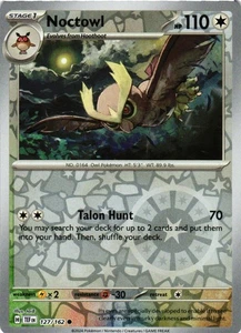 Noctowl Reverse Holo 127/162 SV05: Temporal Forces NM - Picture 1 of 2