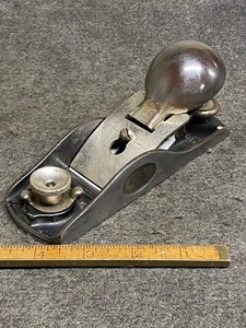 Frühe Craftsman Nr. 3732 niedriger Winkel Achsschenkel Kappe verstellbar Hals Block Flugzeug USA - Bild 1 von 8