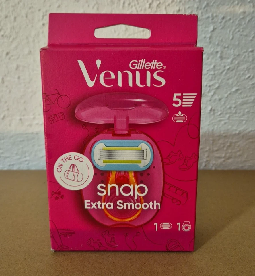 Gillette Venus Snap Extra Smooth Damen Rasierer Reiserasierer mit Etui NEU OVP