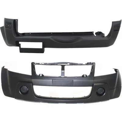 Set of 2 Bumper Cover Fascias Front & Rear for Suzuki Grand Vitara 06-08 Pair Foto 1 de 4