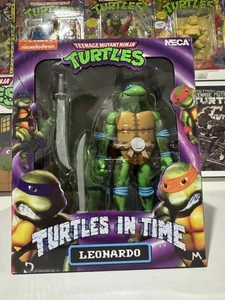NECA Tmnt 'Turtles IN Time' Leonardo Brand New Sealed - Picture 1 of 5
