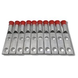 10 NEW Thomas & Betts Homac SA 3 N Aluminum Two Hole Nema Pad Compression Lug - Picture 1 of 12