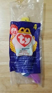 2 NEW Unopened McDonalds Ty Teenie Beanie Babies  # 4Inch 1998 & #7 Spinner 2000 - Picture 1 of 6