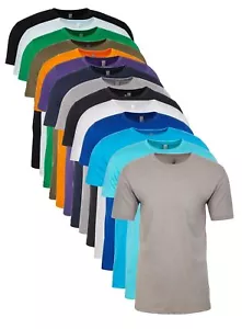 Camiseta Camiseta Para Hombre Mezcla de Algodón Mangas Cortas Unisex Siguiente Nivel CVC Crew - Imagen 1 de 22