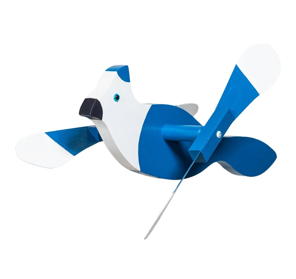 Estaca de jardín para decoración de césped hecha a mano Amish - Blue Jay Foto 1 de 1