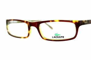 NEW ORIGINAL LACOSTE LA12009 TT Tortoise Brown Green Eyeglasses 52mm 18 135 - Picture 1 of 3