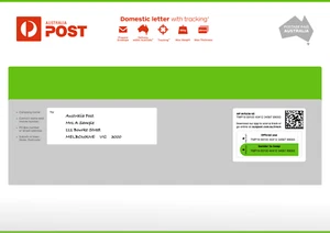 Domestic Letter with Tracking Prepaid Envelope Large – 50 Pack - Picture 1 of 1