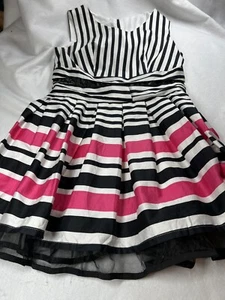 Girls size XL  sleeveless  party dress lace middle sheer bottom - Picture 1 of 11