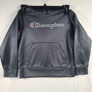 Champions Boys Long Sleeve Grey Hoodie Size 5/6 - Picture 1 of 12
