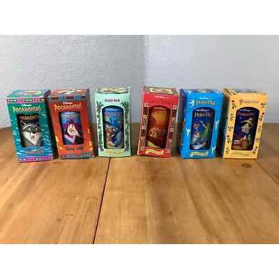 Disney Collector Series Glasses, The Lion King, Peter Pan,Jungle Book,Pocahontas - Image 1 of 4