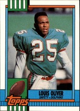 1990 Topps Football Card #318 Louis Oliver