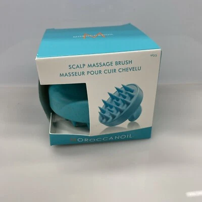 Moroccanoil Scalp Massage Brush Blue 1 Count - Image 1 of 4