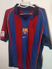 FC Barcelona 2002 Signed Player football shirt camiseta futbol trikot maglia L