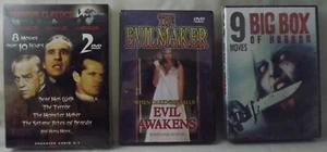 NEW SEALED Horror DVD Lot - 18 Movies Total - 5 DVDs - The Evilmaker RARE OOP  - Picture 1 of 12