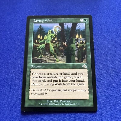 MTG Living Wish Judgment 124/143 Regular Rare - Image 1 of 2