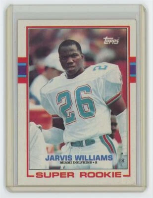 1989 Topps Jarvis Williams . Miami Dolphins #291 - Image 1 of 2