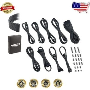RT-Series ModMesh Sleeved Cable Kit for ASUS ROG and Seasonic PSUs - 3V3 - Picture 1 of 4