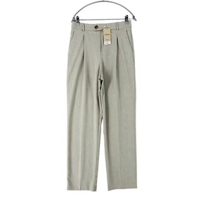 Mango Mujer Gris Corte Recto Regular Vestido Pantalón Talla Eur 36 US 4GB 8 W29 - Imagen 1 de 15