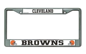 Marco de placa de matrícula cromada de los Cleveland Browns - Imagen 1 de 1