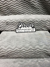 Greer Amps Sticker<<>>Black & White<<>> for sale
