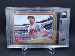 2014 Topps Update Gold Mookie Betts RC US301 #ed 1547/2014 BGS 9 BUF - Bild 1 von 2