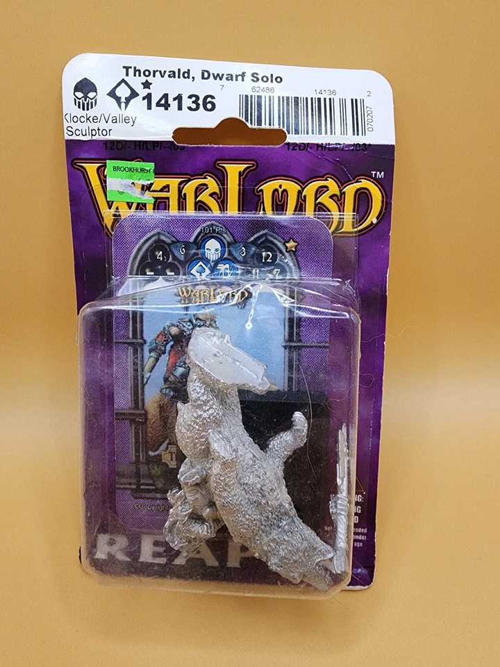 Reaper Miniatures Warlord Thorvald, Dwarf Solo Foto 1 de 1