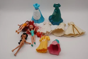 Polly Pocket Disney Prinzessin Belle + Meerjungfrau Arielle + Jasmin + Magic Clips - Bild 1 von 3