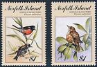 👉 NORFOLK 1990 BIRDS SC#500a-b MNH