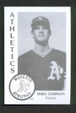 1984 Chong MODESTO Athletics #13 MIKE GORMAN Portland OREGON