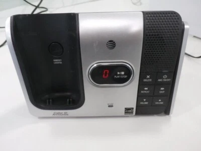 AT&T CL82414 Base Unit Anwering Machine Silver Black **FOR PARTS OR NOT WORKING* - Image 1 of 4