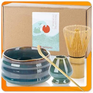 Juego de té Matcha original / tazón de té matchashale / escoba matcha escoba de bambú escoba - Imagen 1 de 8