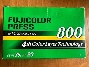 Fujicolor Press Professionals 800 ISO 4th Color 36EXP Box of 14 expired films - Picture 1 of 3